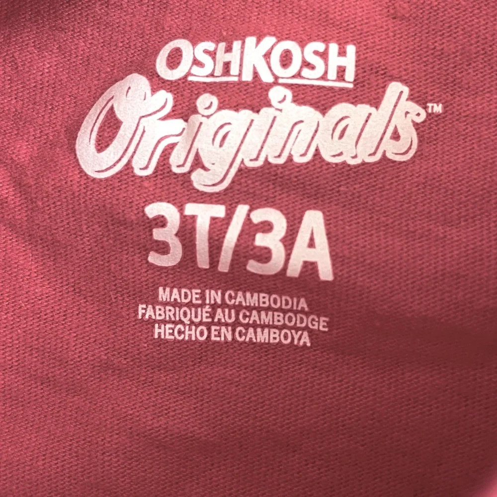 5/$25 Girls Size 4T Oshkosh B'gosh Love My Bestie Graphic T-Shirt Long Sleeve